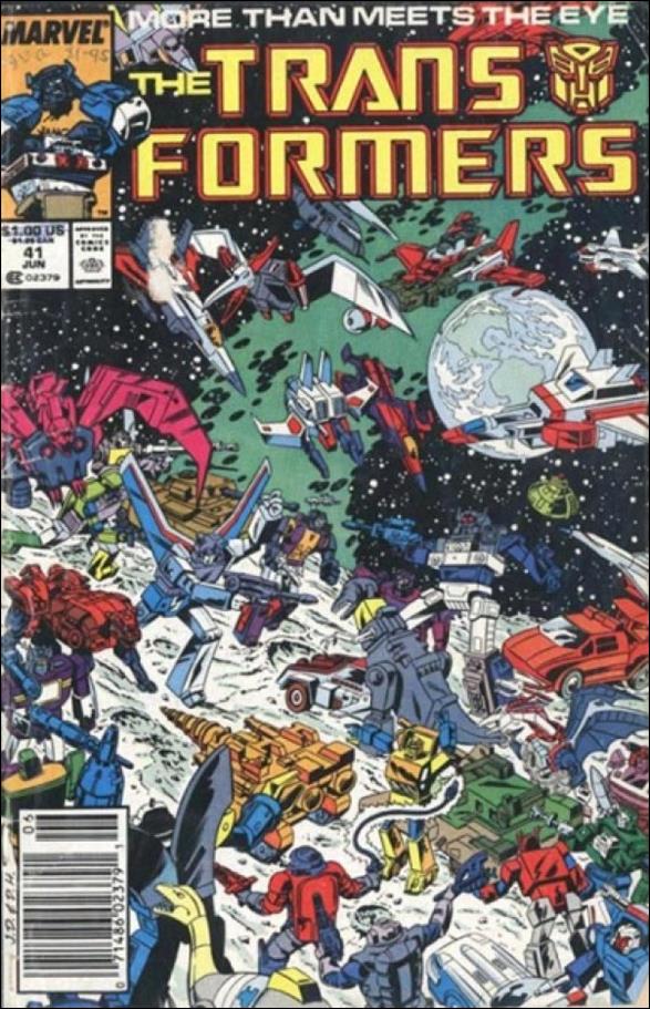 Transformers (1984) issue 41-B Newsstand Cover