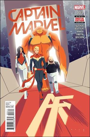 Captain Marvel (2016) issue 3 Kris Anka Cover