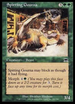 Magic the Gathering: Onslaught (Base Set) card 284 Spitting Gourna