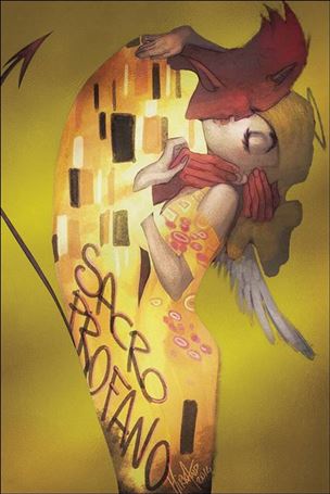 Un/Sacred (2019) issue 3-E Mirka Andolfo Gold Foil Gustav Klimt Homage Cover