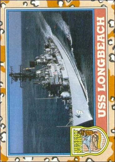 Desert Storm: Series 2 (Base Set) card 121 USS Longbeach