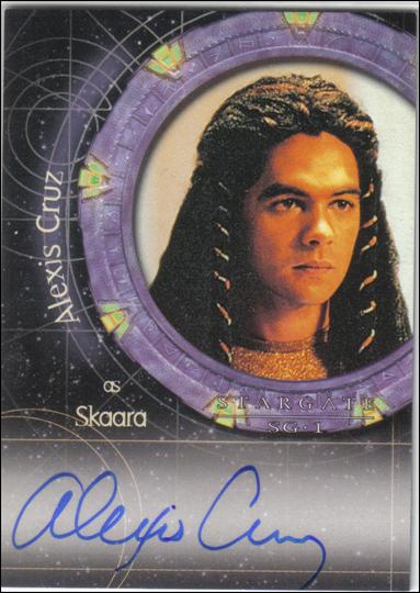 Stargate SG-1 Premiere (Autograph Subset) card A4 Alexis Cruz as Skaara