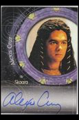 Stargate SG-1 Premiere (Autograph Subset) card A4 Alexis Cruz as Skaara