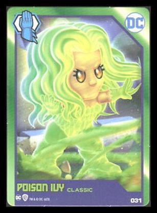 DC Comics Ooshies Collector Cards: Series 2 card 31 Poison Ivy: Classic