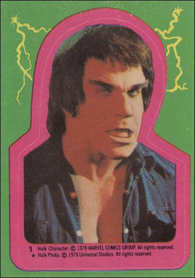 Incredible Hulk (Sticker Subset) card 1 card #31
