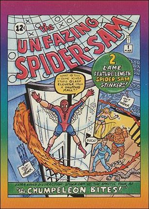 Defective Comics (Base Set) card 26 Unfazing Spider-Sam #1