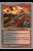 Magic the Gathering: 6th Edition (Base Set) card 328 Sulfurous Springs