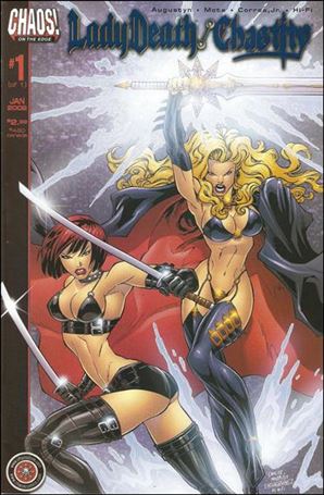 Lady Death/Chastity issue 1-C DF Blue Foil