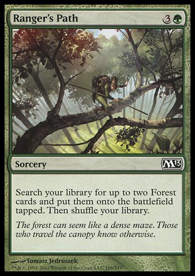 Magic the Gathering: 2013 Core Set (Base Set) card 186 Ranger's Path