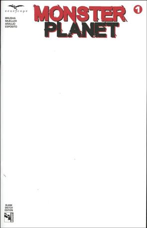 Monster Planet issue 1-G Blank/Sketch Cover