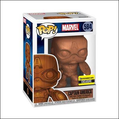 POP! Marvel figure 584 Captain America (Wood)