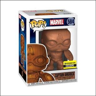 POP! Marvel figure 584 Captain America (Wood)