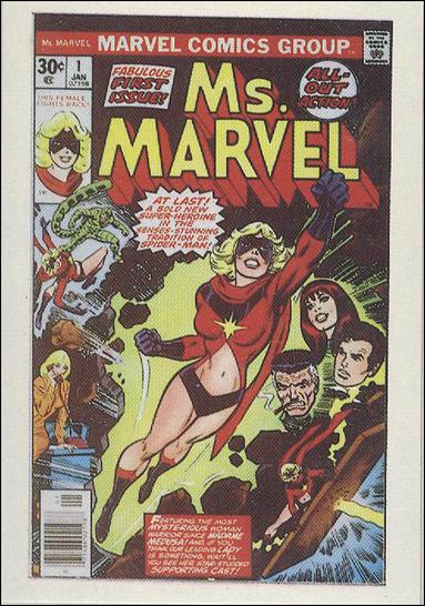 Marvel Super Heroes First Issue Covers (Base Set) card 43 Ms Marvel