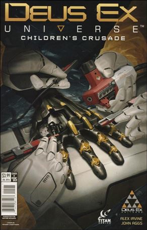 Deus Ex: Children's Crusade issue 5-B Nivanh Chanthara Cover