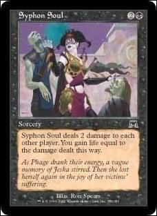 Magic the Gathering: Onslaught (Base Set) card 176 Syphon Soul