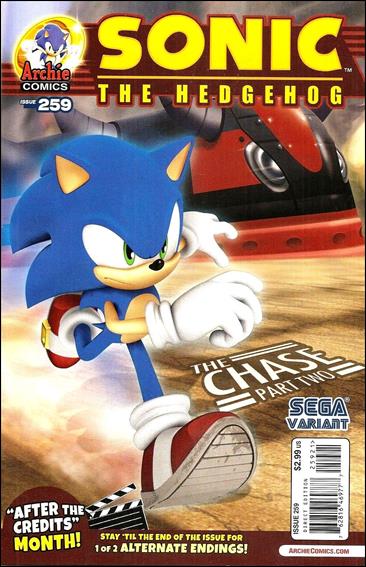 Sonic the Hedgehog (1993) issue 259-C SEGA Cover - Recalled Edition