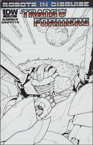 Transformers: Robots in Disguise (2012) issue 3-C Andrew Griffith 1:10 B&W Cover