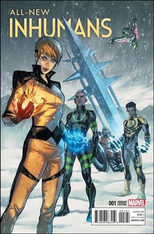All-New Inhumans issue 1-D Stefano Caselli 1:25 Cover