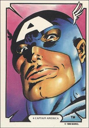 Mike Zeck (Base Set) card 4 Captain America