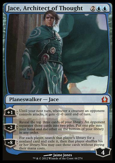 Magic the Gathering: Return to Ravnica (Base Set) card 44 Jace, Architect of Thought