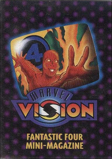 Marvel Vision (Mini Magazine Subset) card nn 1 Fantastic Four Mini-Magazine