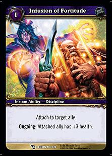 World of Warcraft: March of the Legion (Base Set) card 71 Infusion of Fortitude