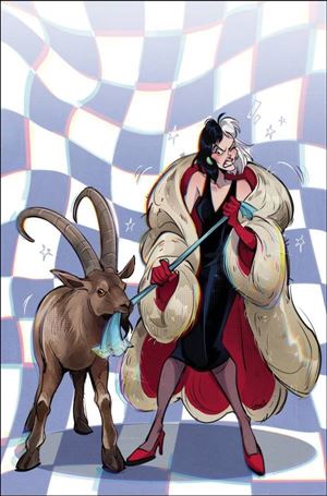 Disney Villains: Cruella De Vil issue 3-F Gretel Lusky 1:10 Virgin Cover