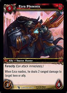 World of Warcraft: March of the Legion (Base Set) card 182 Ezra Phoenix