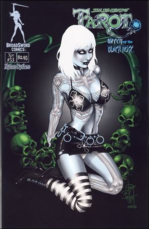 Tarot: Witch of the Black Rose issue 53-B Crypt Chick & Green Skulls Cover