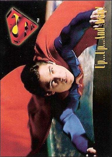 Lois and Clark: The New Adventures of Superman (Base Set) card 30 Up... Up... And Away!