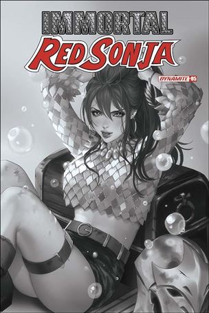 Immortal Red Sonja issue 5-F Leirix Li 10 Copy B&W Incentive Cover