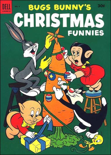 Bugs Bunny's Christmas Funnies issue 4-B 30 Cent Cover