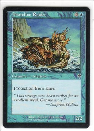 Magic the Gathering: Invasion (Base Set) card 73 Shoreline Raider