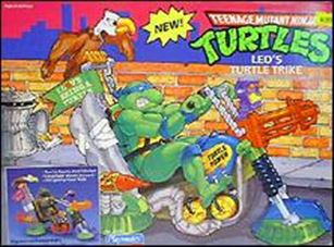 Teenage Mutant Ninja Turtles (1988) Vehicles and Playsets figure 29 Leo's Turtle Trike