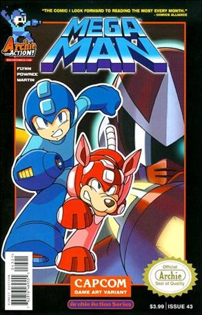 Mega Man issue 43-B Capcom Cover