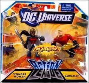DC Universe: Action League figure 20 Flashpoint Wonder Woman vs. Aquaman