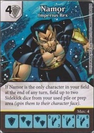 Marvel Dice Masters Uncanny X-Men  card 108 Namor: Imperious Rex