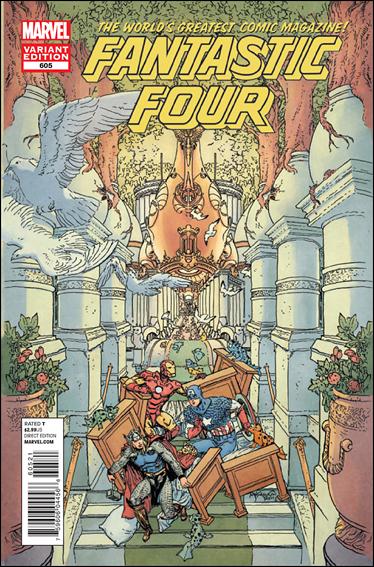 Fantastic Four (1961) issue 605-B Michael Kaluta 1:25 "AA Appreciation" Cover