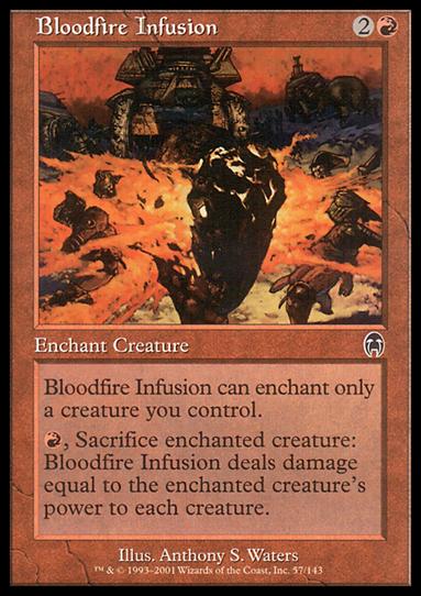 Magic the Gathering: Apocalypse (Base Set) card 57 Bloodfire Infusion