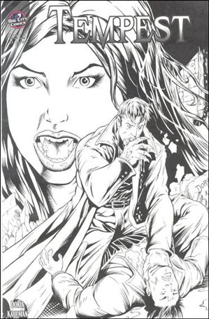 Tempest (2007) issue 2-B Black and White 1:20 Cover