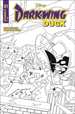 Darkwing Duck (2025) issue 1-Y Mark Bagley B&W 1:7 Cover