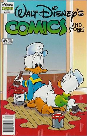 Walt Disney's Comics and Stories (1940) issue 597-B Marvel Cover