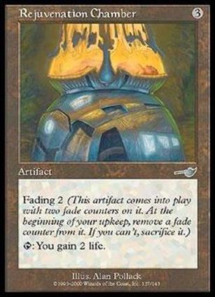 Magic the Gathering: Nemesis (Base Set) card 137 Rejuvenation Chamber