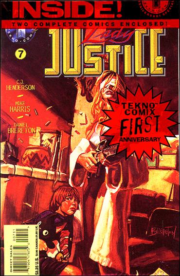 Neil Gaiman's Lady Justice (1995) issue 7 Polybagged with a Random Tekno Issue