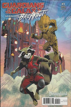 Guardians of the Galaxy: Mission Breakout issue 1-E Disneyland Resort Cover