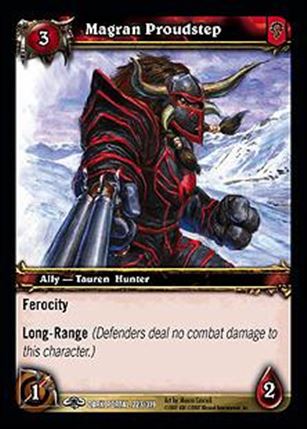 World of Warcraft: Through the Dark Portal (Base Set) card 223 Magran Proudstep