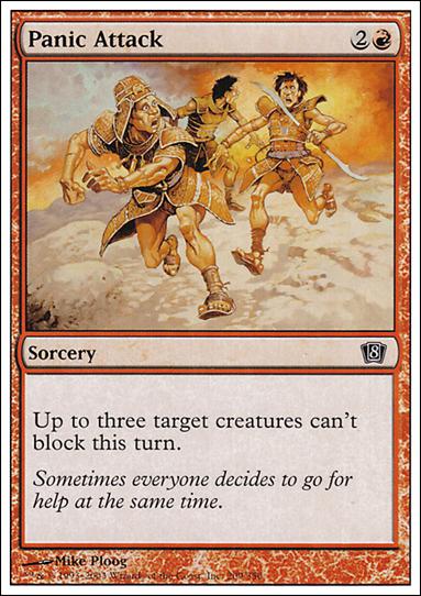 Magic the Gathering: 8th Edition (Base Set) card 209 Panic Attack