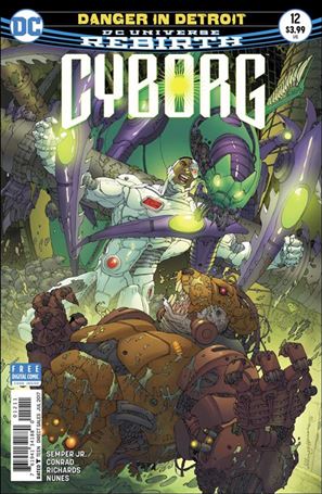 Cyborg (2016) issue 12 Will Conrad Cover