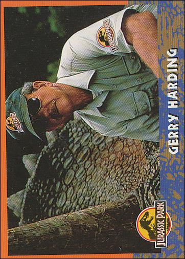 Jurassic Park (Base Set) card 29 Gerry Harding