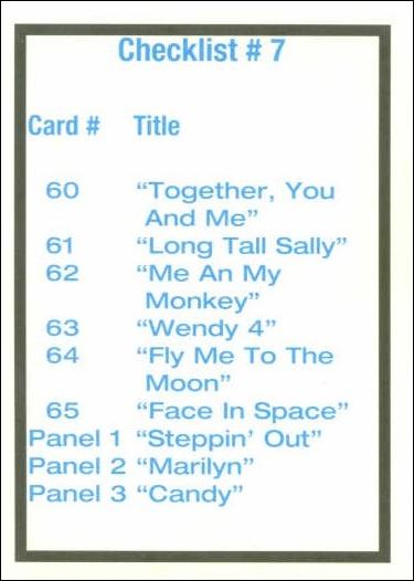Art of Curves (Base Set) card CK7 Checklist 7